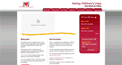 Desktop Screenshot of childrensheartfoundation.org